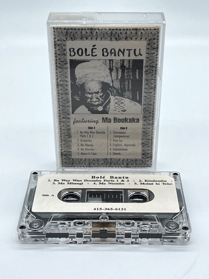 RARE BOLE BANTU FEAT. MA BOUKAKA - CASSETTE TAPE - CONGOLESE ROCK BAND - Image 1 of 1
