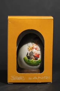 Anri 1979 Jahresei, zweites in Serie von Ferrandiz ~ Osterei in Box - Bild 1 von 13