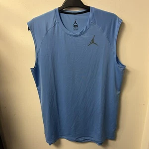 Nike Jordan Team Issue North Carolina Tarheels Compression Tank Size XL AT3119-4 - Picture 1 of 1