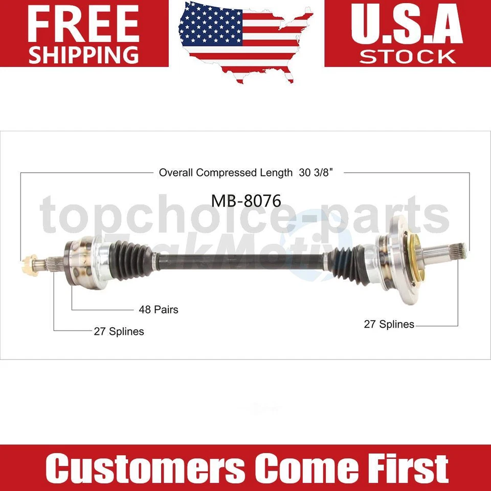 Eje CV trasero derecho del lado del pasajero OE para Mercedes-Benz E320 3,2 L 2003-2005 Foto 1 de 1