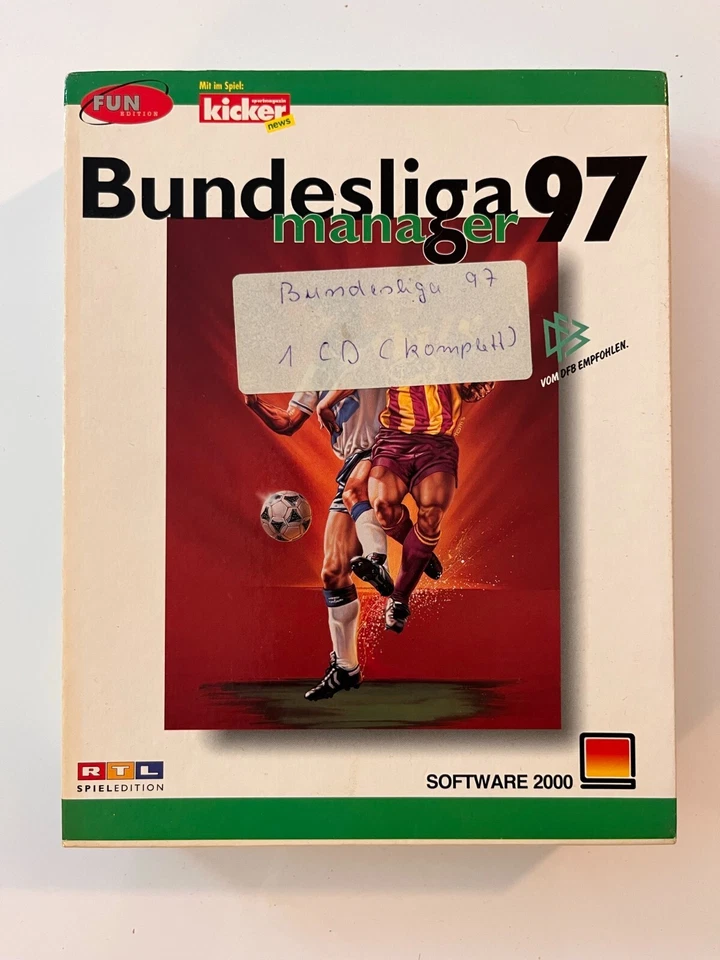 Bundesliga Manager 97 Big Box | Game | Zustand gut - Bild 1 von 3