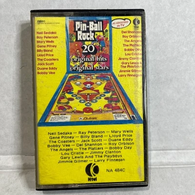 Pin Ball Rock Cassette Tape 20 Hits 20 Orginal Stars Rare K-Tel - Image 1 of 4