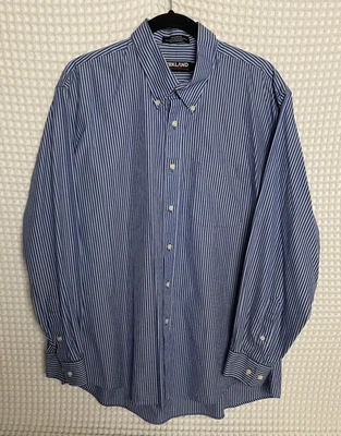 Kirkland Signature Traditional Fit Non Iron Button Front Mens Shirt Sz 17 1/2-35 - Image 1 of 4
