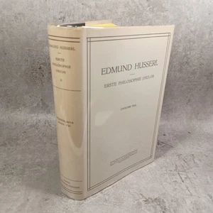 Edmund Husserl ERSTE PHILOSOPHIE 1923/24 Zweiter Teil Martinus :HUSSERLIANA Ⅷ - Picture 1 of 21