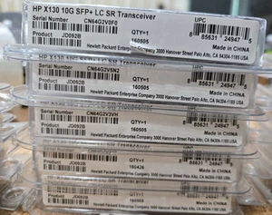 HPE X130 10G SFP+ LC SR Transceiver / JD092B **NOWY/ZAPIECZĘTOWANY** - Zdjęcie 1 z 3