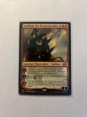 Magic the Gathering MTG Khans of Tarkir SARKHAN, THE DRAGONSPEAKER - Image 1 of 2