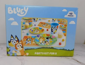 Bluey Birthday Party Kit For 8 Bundle |Bluey Tableware  - Picture 1 of 3