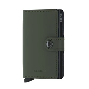 Secrid Miniwallet Matte Green MM-Green-Black - Picture 1 of 5