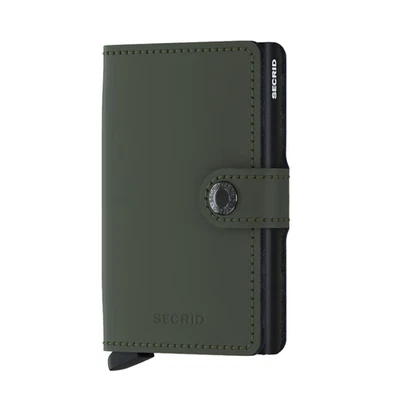 Secrid Miniwallet Matte Green MM-Green-Black - Image 1 of 4