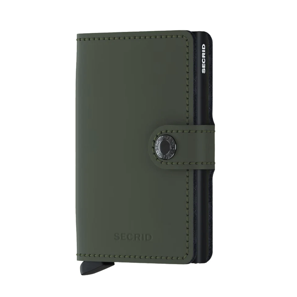 Secrid Miniwallet Matte Green MM-Green-Black - Image 1 of 4