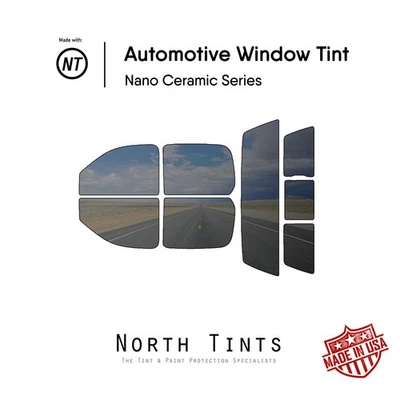 Nano Ceramic PreCut Window Tint Film Car Glass for GMC Sierra 2007-2013 4 Door - Изображение 1 из 4