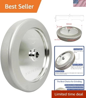 CBN Grinding Wheel 8 inch 1000 Grit for Sharpening Woodturning Tools - Image 1 of 4