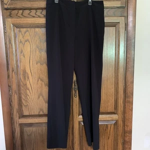 Pantalones Chico’s para mujer talla 1,5 elásticos pierna recta frente plano negros con bolsillos - Imagen 1 de 18