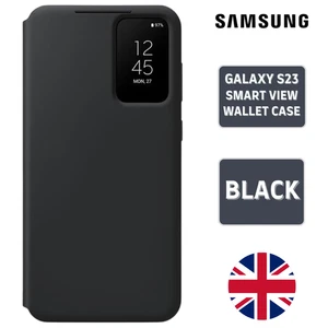 Samsung Galaxy S23 Plus Smart View Wallet Case Black - EF-ZS916CBEGWW - Picture 1 of 2