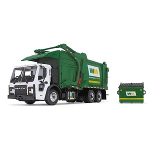 First Gear 1/34 Mack LR McNeilus Meridian Front Loader Waste Management 10-4292D - Picture 1 of 6