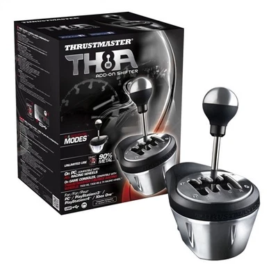Thrustmaster TH8A Racing Wheel - Black And Silver - Image 1 of 3