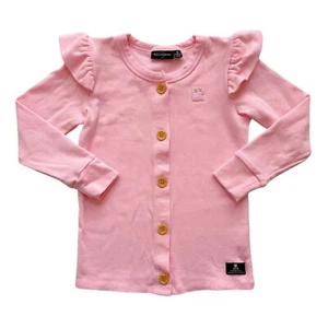 Rock Your Kid Jersey Ruffle Cardigan Size 6 - Picture 1 of 4