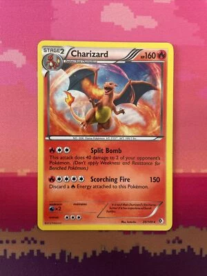 Pokemon Card Charizard Boundaries Crossed Holo Rare 20/149 Near Mint Cosmo Holo - Image 1 of 2