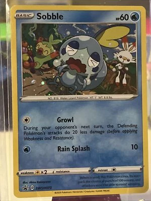 Sobble SWSH: Sword & Shield Promo Cards SWSH073 Near Mint NM Cosmos Holo Rare - Image 1 of 3