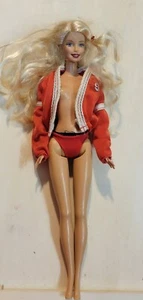 Barbie Puppe 2000er blondes Redress im roten Outfit Ooak C334G - Bild 1 von 13