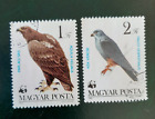 Magyar Hongrie - 1983 World Wildlife Fund - Birds of Prey n°3648/9 faune - O