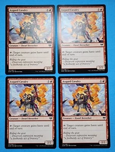 4x Axgard Cavalry Kaldheim 2021 Mtg Magic Card Creature Dwarf Berserker 121 - Picture 1 of 4