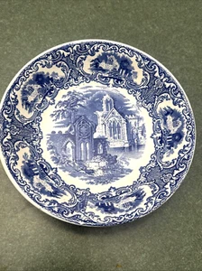 Petrus Regout ABBEY Maastricht Holland Delfts Blue Bowl 10" SERVING BOWL - Picture 1 of 6