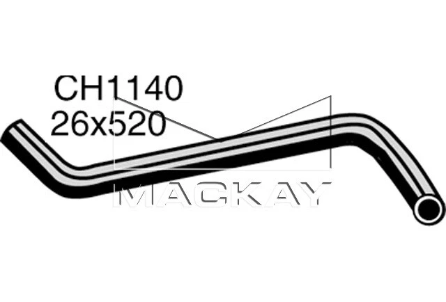 Mackay Radiator Hose - Upper for Chrysler Lancer LA 1.4L I4 CH1140 - image 1 of 1