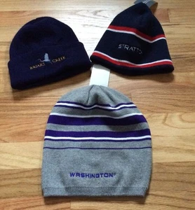 💝Skull Cap Washington Huskies Football Purple White Stripes - Picture 1 of 4