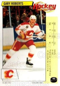 1992-93 Panini Stickers French #45 Gary Roberts