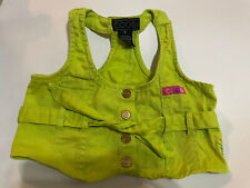 EUC Coogi Kids Girls Green Shirt Vest Size 6