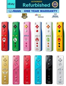 Nintendo Wii Controller Official OEM Wii Remote Motion Plus 🛡️ eBay Refurbished - Picture 1 of 9