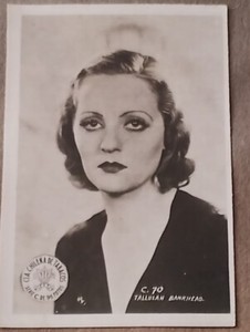 Chile Tobacco Card CCT C-70 Tallulah Bankhead