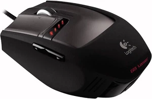 Logitech G9 Laser Gaming Maus schnurgebunden schwarz, 3.200 dpi Laser - Bild 1 von 8