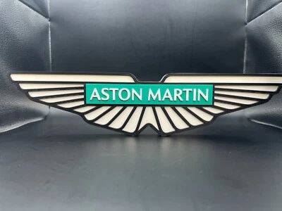 Aston Martin Logo Sign Display | 3D Wall Desk Shelf Art - Image 1 of 4