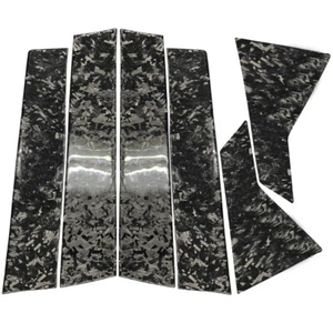 Cubierta de poste de panel de pilar de ventana de fibra de carbono forjada brillante para 17-22 CRV CR-V - Imagen 1 de 3