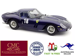CMC M-255 Ferrari 250 GTO, Laguna Seca #18, 2004, Blue, 1:18, LE 2,200 - Foto 1 di 6