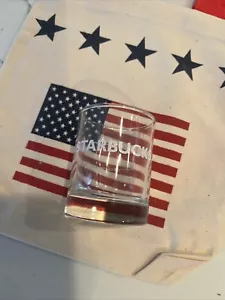Starbucks 1 & 2 Ounce 1-2 oz Marked Clear Shot Glass Bar Ware + FREE GIFT BAG!!! - Picture 1 of 3