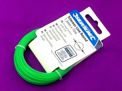 SILVERLINE 1,3 mm x 15 m poliamida recortadora línea cable perfil redondo Foto 1 de 4