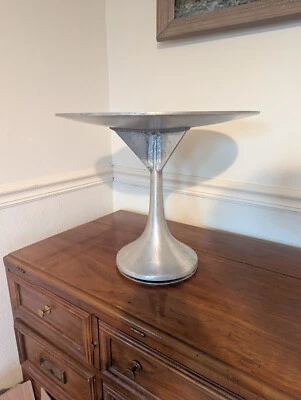 MCM LAVERNE MIDCENTURY MODERN TULPENSTIEL METALL BEISTELLTISCH ~NUR BASIS~ - Bild 1 von 4