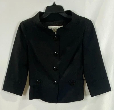 Женский черный блейзер на пуговицах Trina Turk размер 2 - Изображение 1 из 4