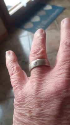 Ring, Esprit, echt Silber 925 mit kleinem Steinchen, ca.20/21 mm Durchmesser - Bild 1 von 3