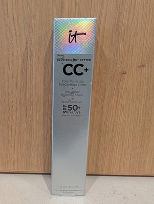 New IT Cosmetics CC+ Color Correcting Foundation "Medium" Exp 2/28 Brand New Box - Image 1 of 4