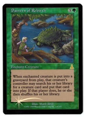 Pattern of Rebirth -- MTG (SP+/NM Quality FOIL) - Urza's Destiny - See scans!! - Image 1 of 2