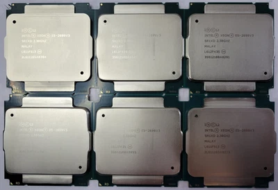LOTE DE 6 CPU procesadores de servidor Intel Xeon E5-2699V3 2,30 GHz LGA2011 18 núcleos SR1XD Foto 1 de 4