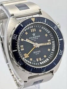 Vintage Aquastar SA Geneve Benthos 500 Diver Cal. 2162 Automatic - Imagen 1 de 15