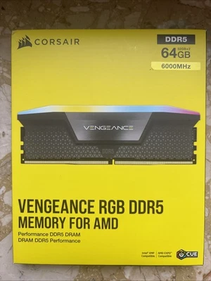 Corsair Vengeance RGB 64GB (2x32GB) DDR5 DRAM Arbeitsspeicher... - Bild 1 von 4