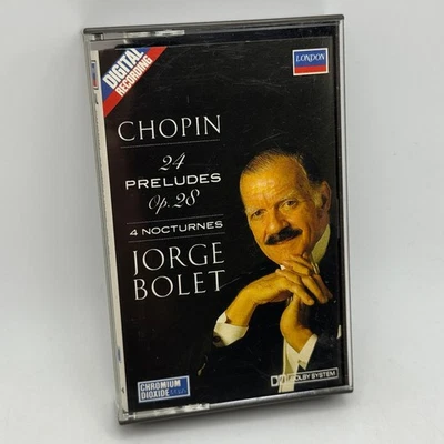 Jorge Bolet Chopin: 24 Preludes Cassette Tape 1988 Classical Import Holland RARE - Image 1 of 4