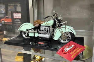 1942 Indian 442 Motorcycle Authentic Detailed Replica 1/10th Scale Die-Cast  - Picture 1 of 8