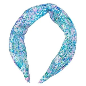 LILLY PULITZER Twisted Headband Surf Blue Soleil It On Me Muster - Bild 1 von 7